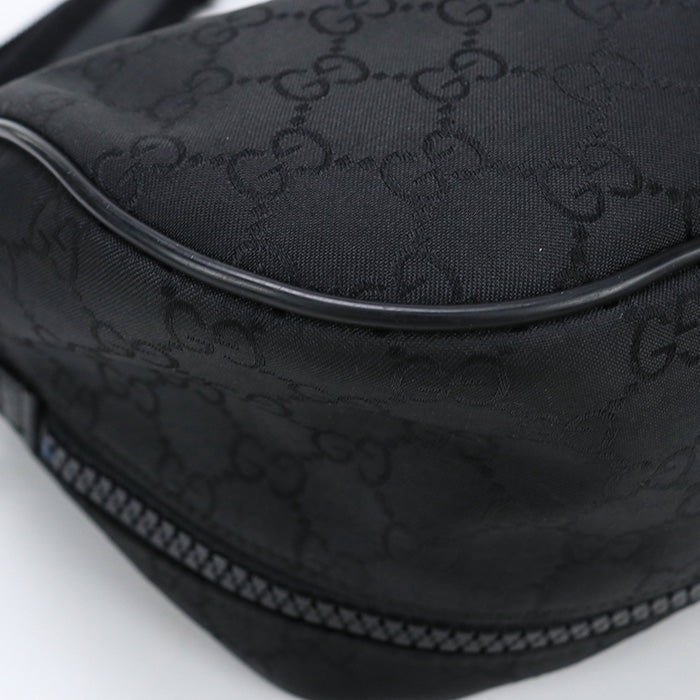 GUCCI 449182 Belt bag GG nylon Waist bag Nylon black mens | AlmaBagz - Image 9