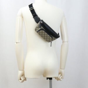 GUCCI 450946 Belt bag Waist bag Crossbody Bags PVC/GG Supreme canvas unisex | AlmaBagz