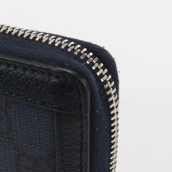 GUCCI 706844 UULBN 4055 Ofidia PurseZip Around GG Supreme navy mens | AlmaBagz - Image 6