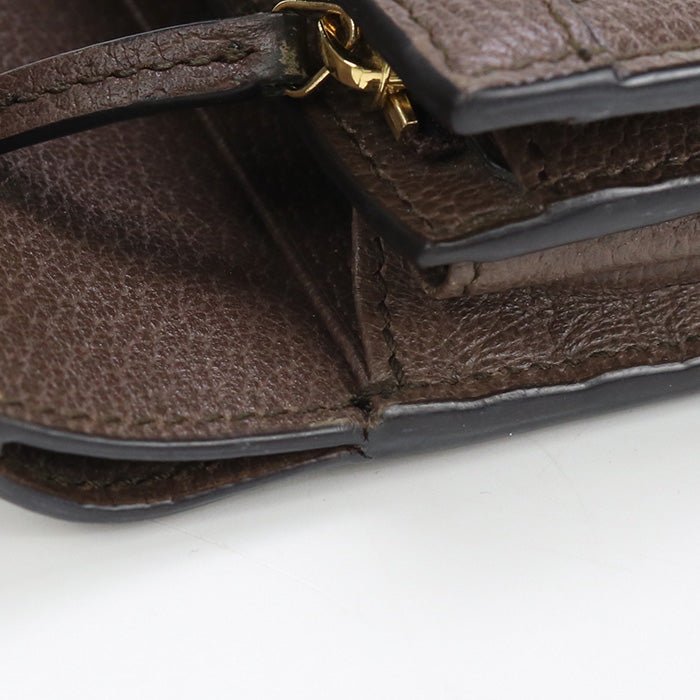 GUCCI 598662 96IWG 8745 GG wallet Ofidia Bi-fold wallet Supreme beige Women | AlmaBagz - Image 8