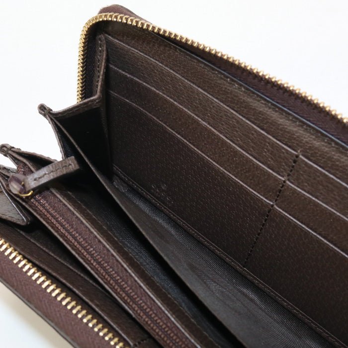 GUCCI 523154 96IWG 8745 Ofidia PurseZip Around GG Supreme beige Women | AlmaBagz - Image 4