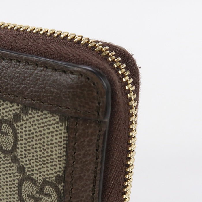 GUCCI 523154 96IWG 8745 Ofidia PurseZip Around GG Supreme beige Women | AlmaBagz - Image 6