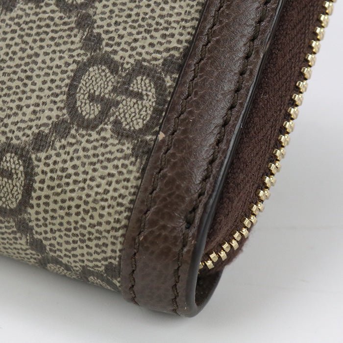 GUCCI 523154 96IWG 8745 Ofidia PurseZip Around GG Supreme beige Women | AlmaBagz - Image 7