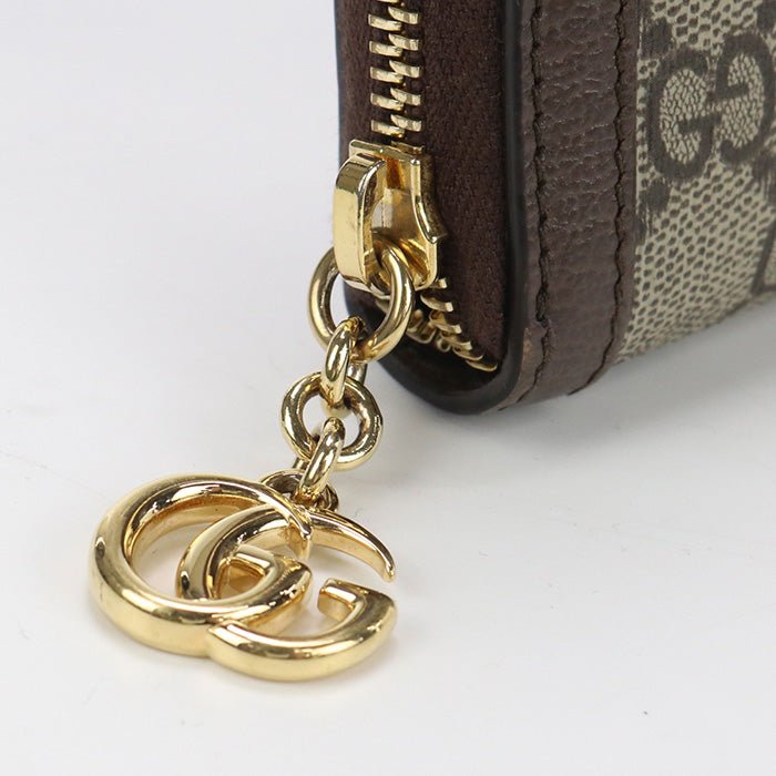 GUCCI 523154 96IWG 8745 Ofidia PurseZip Around GG Supreme beige Women | AlmaBagz - Image 8