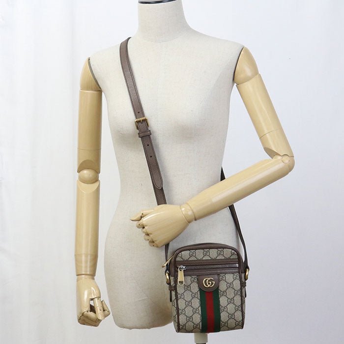 GUCCI 598127 96IWG 8745 Ofidia Diagonal shoulder bag GG Supreme leather unisex | AlmaBagz