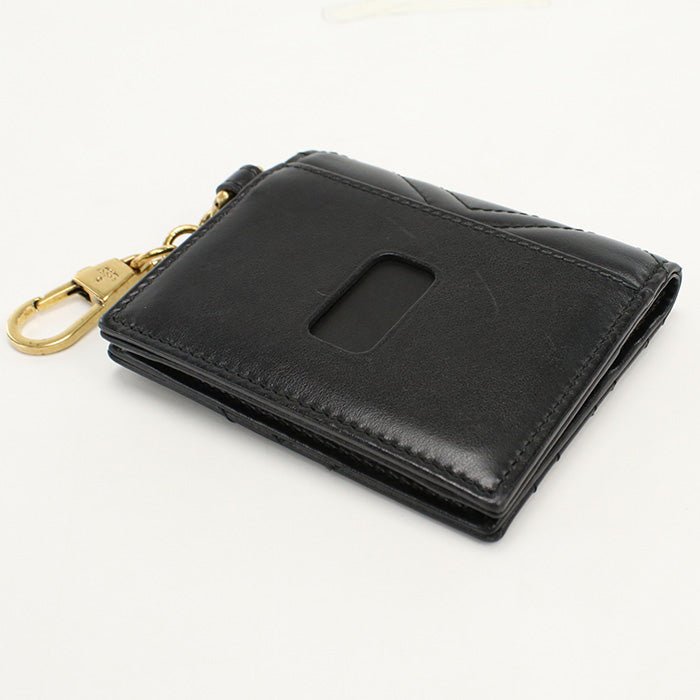 GUCCI GU86579 Bifold Wallet GG Marmont Folded leather Black Women | AlmaBagz