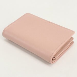 GUCCI GU86813 Card Case wallet Gucci Script Folded wallet leather pink Women | AlmaBagz