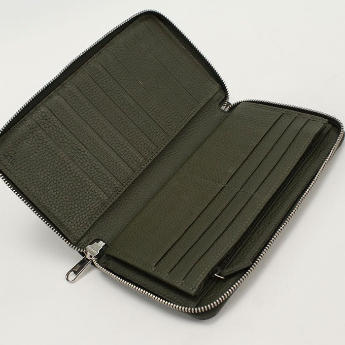 GUCCI 739482 organizer Jumbo GG PurseZip Around leather Khaki mens | AlmaBagz - Image 2