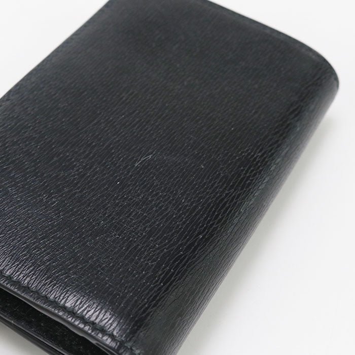 GUCCI 772640 0OP0N 1000 Card Case wallet Gucci Script Folded leather black Women | AlmaBagz - Image 7