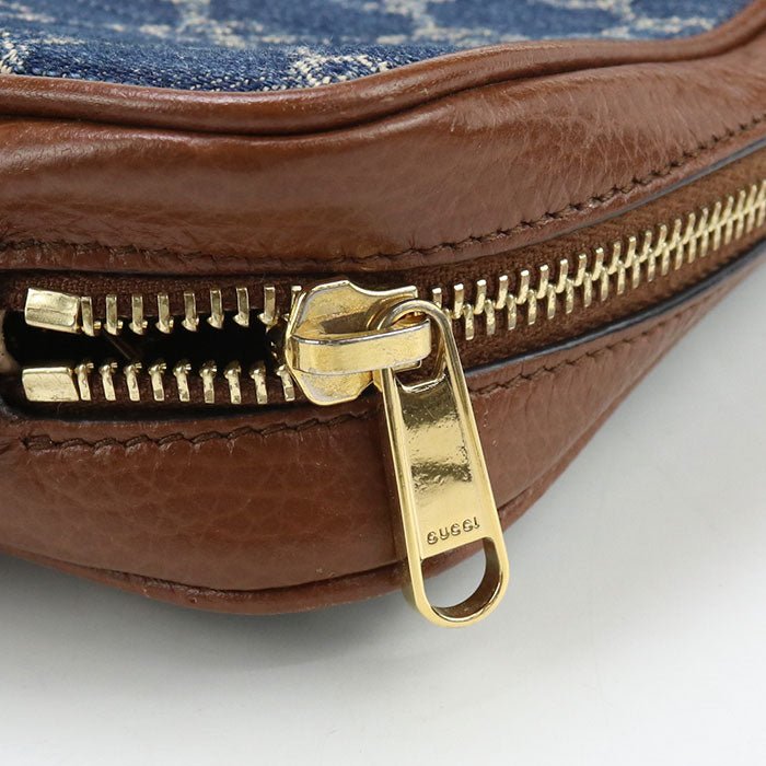 GUCCI 517350 Mini bag Ofidia Diagonal Shoulder Bag/GG denim blue Women | AlmaBagz - Image 5