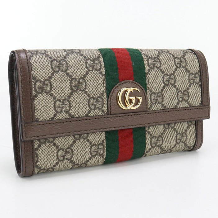GUCCI 523153 Long Wallet Ofidia GG Continental Wallet GG Supreme Canvas, leather multicolor Women | AlmaBagz - Image 5