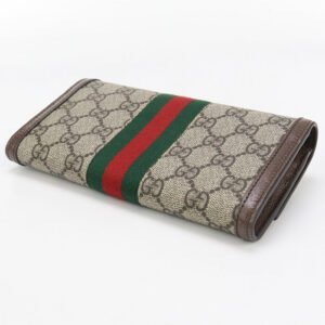GUCCI 523153 Long Wallet Ofidia GG Continental Wallet GG Supreme Canvas, leather multicolor Women | AlmaBagz