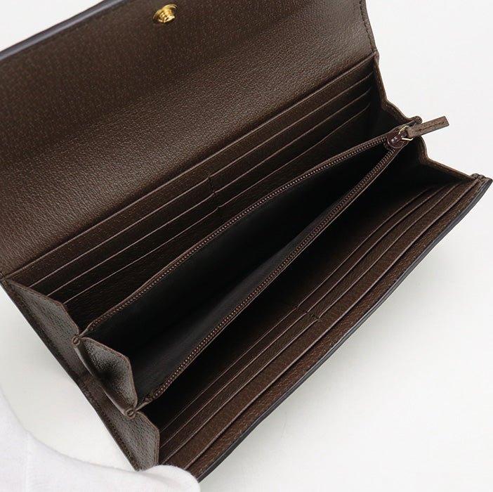 GUCCI 523153 Long Wallet Ofidia GG Continental Wallet GG Supreme Canvas, leather multicolor Women | AlmaBagz - Image 2