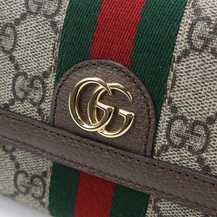 GUCCI 523153 Long Wallet Ofidia GG Continental Wallet GG Supreme Canvas, leather multicolor Women | AlmaBagz - Image 4
