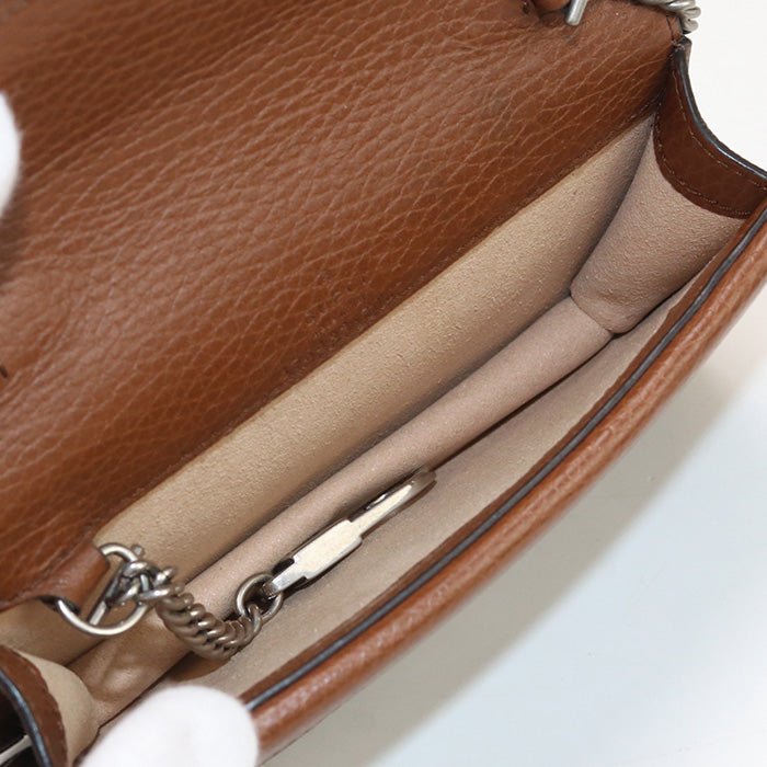 GUCCI 476432 Duonisos Mini 2-Way Bag Shoulder Bag leather, GG denim blue Women | AlmaBagz - Image 3