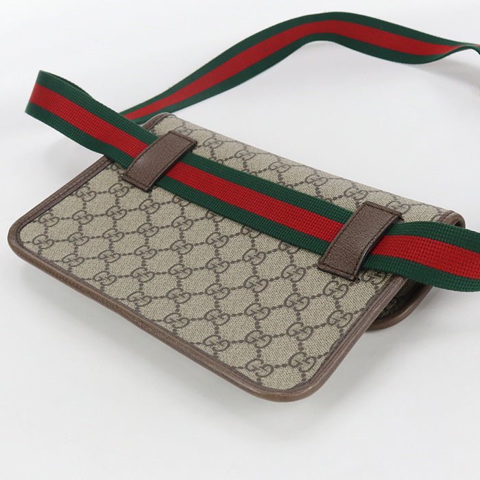 GUCCI 493930 body bag Neo vintage Belt Bags Crossbody Bags GG Supreme Brown mens | AlmaBagz - Image 2