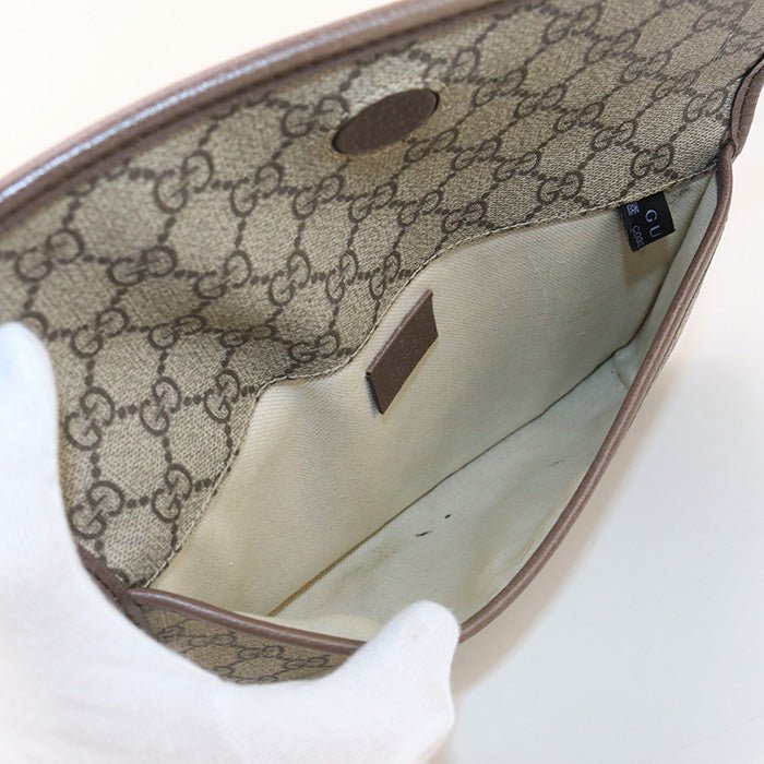 GUCCI 493930 body bag Neo vintage Belt Bags Crossbody Bags GG Supreme Brown mens | AlmaBagz - Image 3