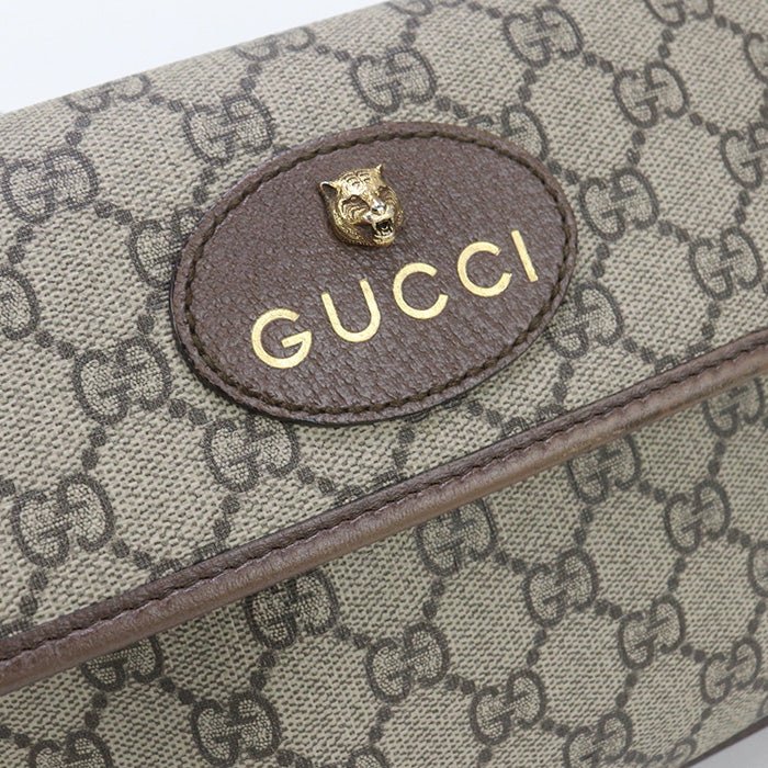 GUCCI 493930 body bag Neo vintage Belt Bags Crossbody Bags GG Supreme Brown mens | AlmaBagz - Image 6