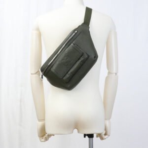 GUCCI 645093 Crossbody Bags Jumbo GG Large Belt Bag, Sling Bag leather green mens | AlmaBagz