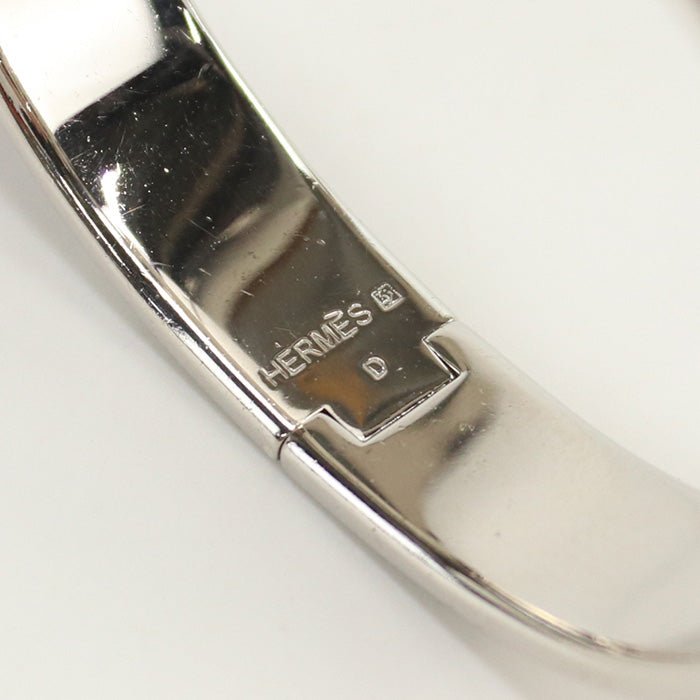 HERMES Click H Bangle/Palladium Plate red Women | AlmaBagz