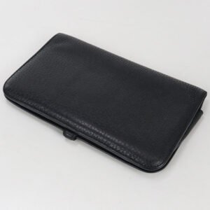 HERMES Dogon Duo Longwallet with double fold coin purse Taurillon Clemence black | AlmaBagz
