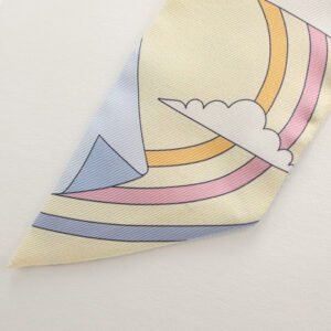 HERMES 063849S Scarf Twilly CARRES VOLANTS shawl silk multi Women | AlmaBagz