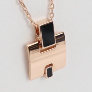 HERMES H146201 Irene Necklace metal/Raqqa GOLD Women | AlmaBagz