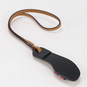 HERMES H080148CAAZ Bag charm Oran Nano Sandal Straps Epsom, Butler, Vash Hunter Brown Women | AlmaBagz