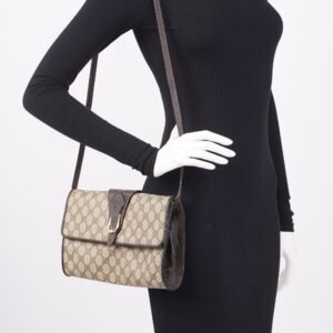 Gucci Clutch Shoulder Bag Supreme Canvas | AlmaBagz