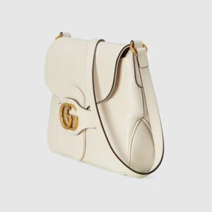 Gucci Small Messenger Bag with Double G in Ivory | AlmaBagz