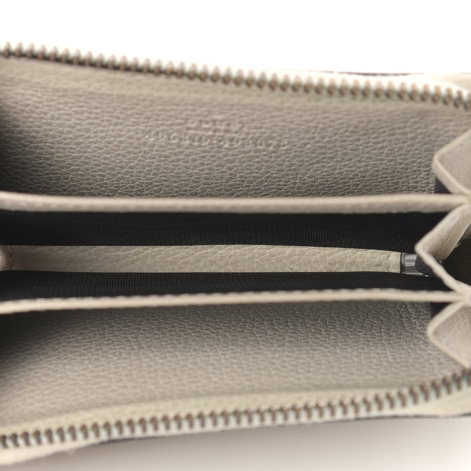 Gucci 80s Small Zip Around Card Case in White | AlmaBagz - Image 2