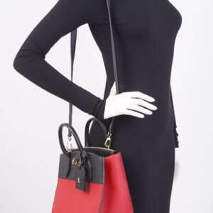 Louis Vuitton City Steamer Red / Black Leather PM | AlmaBagz