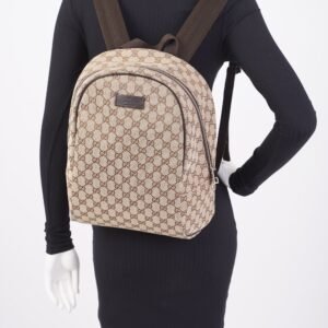 Gucci Backpack With Interlocking GG Supreme Canvas | AlmaBagz