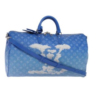 LOUIS VUITTON Monogram Clouds Keepall Bandouliere 50 Bag M45428 LV Auth yk14164A | AlmaBagz