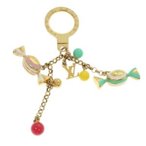 LOUIS VUITTON Porte Cles Delice Candy Key Holder Gold M65999 LV Auth yk6358 | AlmaBagz