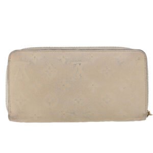 LOUIS VUITTON Monogram Empreinte Zippy Wallet White TN0146 LV  yk7267 | AlmaBagz