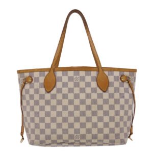LOUIS VUITTON Damier Azur Neverfull PM Tote Bag N41362 LV Auth yk7669B | AlmaBagz