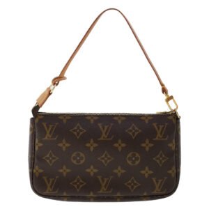 LOUIS VUITTON Monogram Pochette Accessoires Pouch M51980 LV Auth yk8048 | AlmaBagz